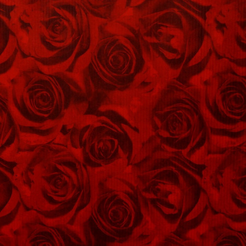 Papier ozdobny - czerwone róże