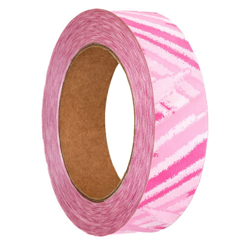 Ribbon pink stripes 3cm/50y...