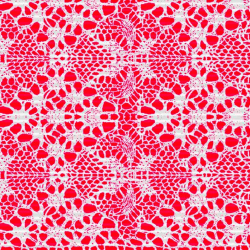 Lace paper white/red...